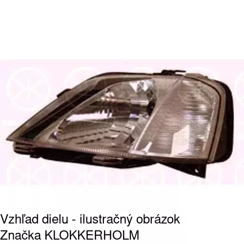 Hlavný reflektor 2800100E /POLCAR/ - obr. 1