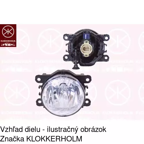 Hmlové svetlo - predné POLCAR 280129-V