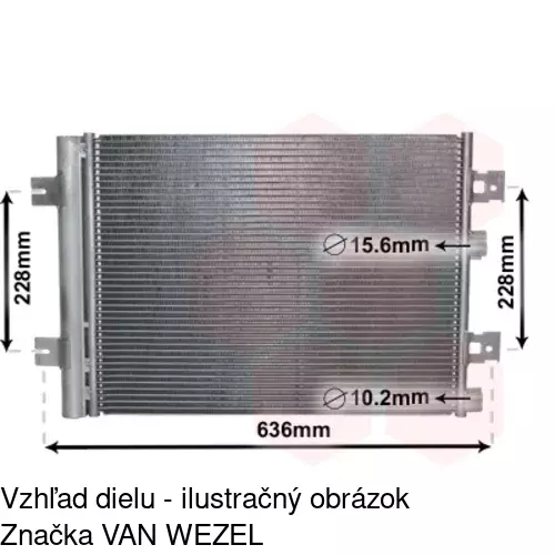 Chladiče klimatizácie 2805K8C1 /POLCAR/ - obr. 4