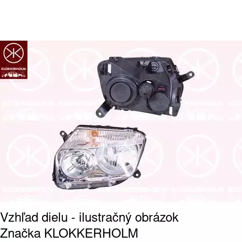 Hlavný reflektor 2820090E /POLCAR/ - obr. 1