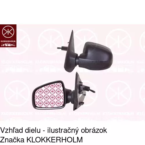 Vonkajšie zrkadlo 28B1511E /POLCAR/ - obr. 1