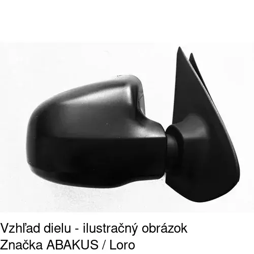 Vonkajšie zrkadlo 28B1524M /POLCAR/ - obr. 1