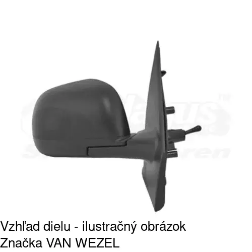 Vonkajšie zrkadlo 28U1521M /POLCAR/ - obr. 4
