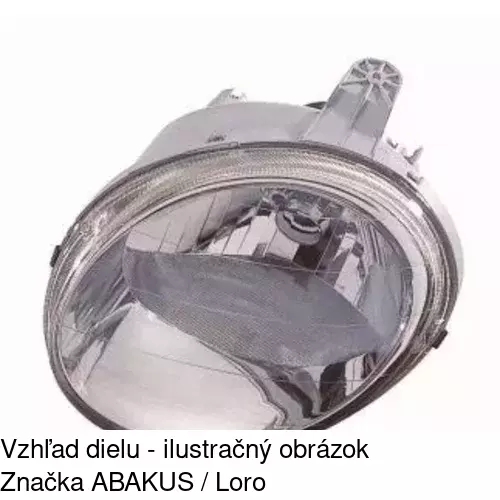 Hlavný reflektor POLCAR 2902093X