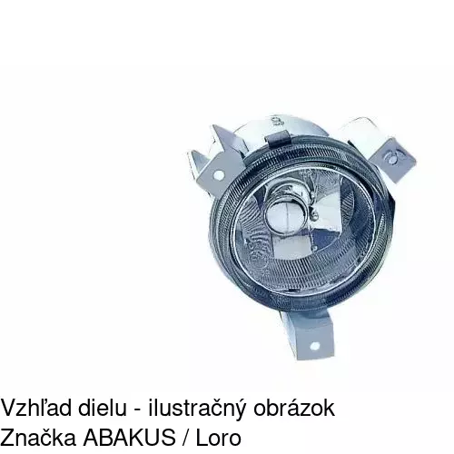 Hmlové svetlo - predné 290329-E /POLCAR/ - obr. 1