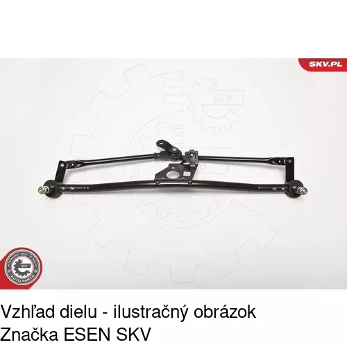 Náhon stieračov bez motora 2920MWP1 /POLCAR/ - obr. 1