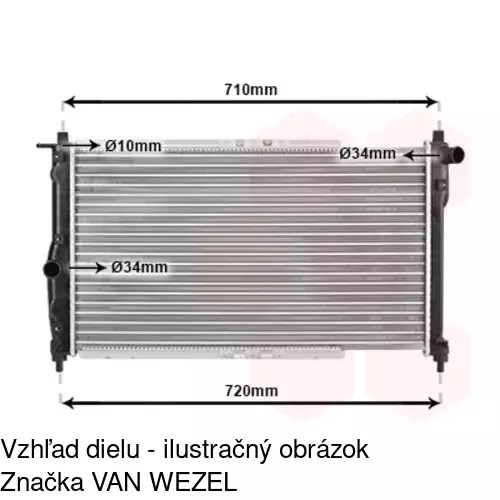 Chladiče vody 292308A2 /POLCAR/ - obr. 2