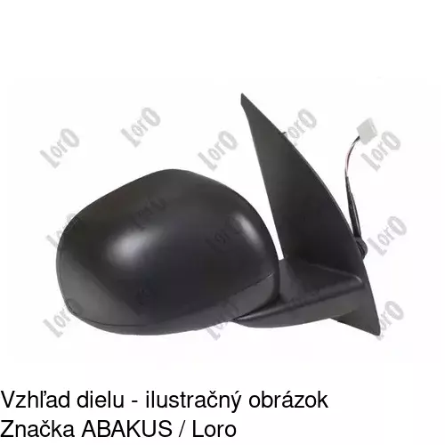 Vonkajšie zrkadlo 3003526E /POLCAR/ - obr. 3
