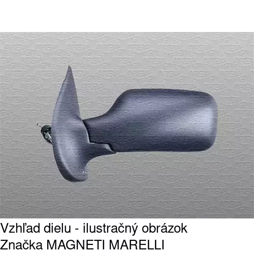 Vonkajšie zrkadlo POLCAR 3017521M