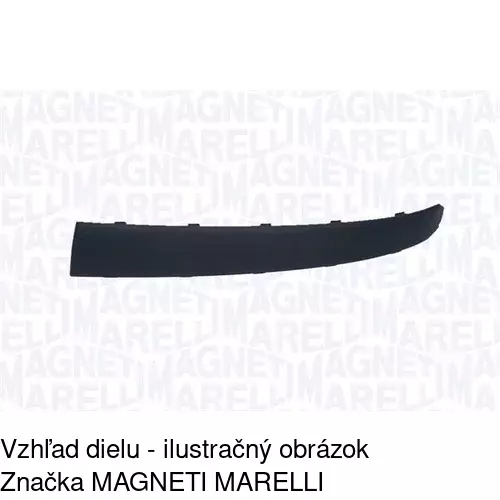 Lišta nárazníka 30220715 /POLCAR/ - obr. 1