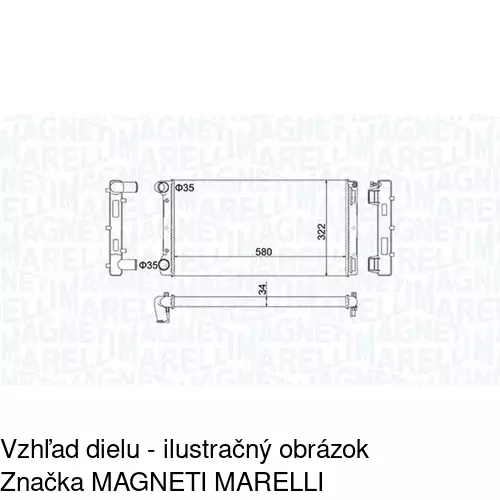 Chladiče vody POLCAR 302208-2