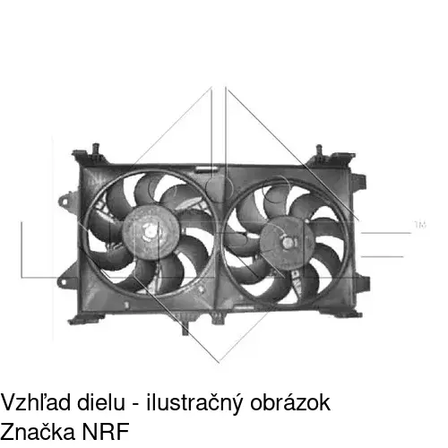 Ventilátory chladičov 302223W4 /POLCAR/ - obr. 2