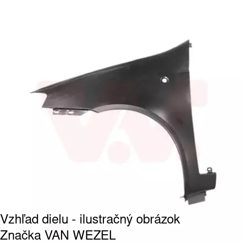 Predný blatník 302302 /POLCAR/ - obr. 1