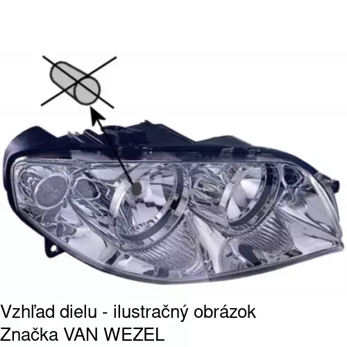 Hlavný reflektor 3023103V /POLCAR/ - obr. 1