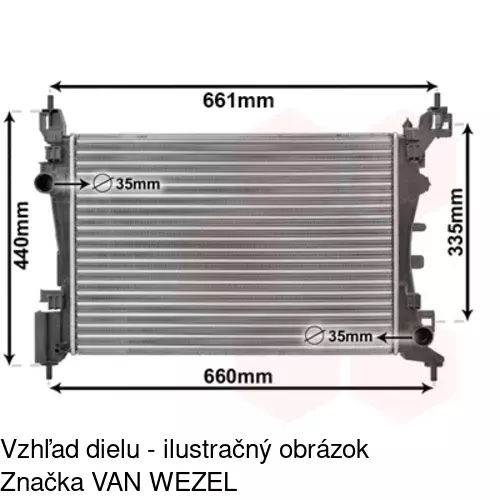 Chladiče vody 302408-3 /POLCAR/ - obr. 4