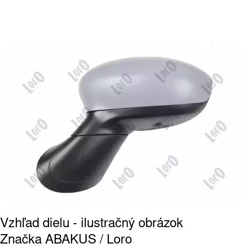 Rám vonkajšieho zrkadla 302454PE /POLCAR/ - obr. 2