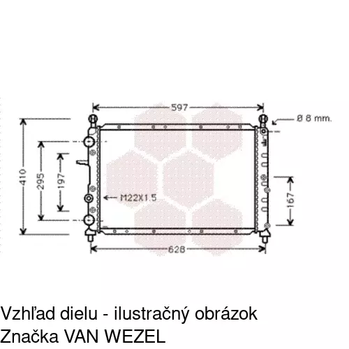 Chladiče vody 3026083X /POLCAR/ - obr. 5