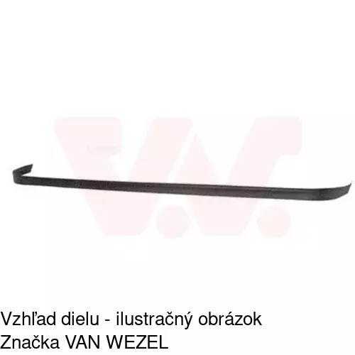 Spojler predného nárazníka POLCAR 303025