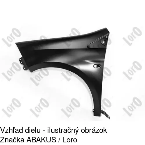 Predný blatník 303101 /POLCAR/ - obr. 1