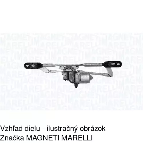 Náhon stieračov s motorom POLCAR 3031ZWP1