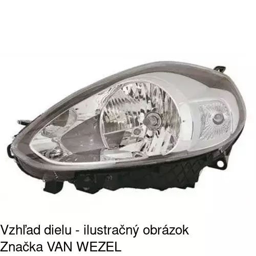 Hlavný reflektor 303609-E /POLCAR/ - obr. 5
