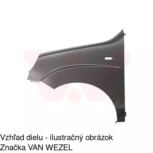 Predný blatník 304101 /POLCAR/ - obr. 1