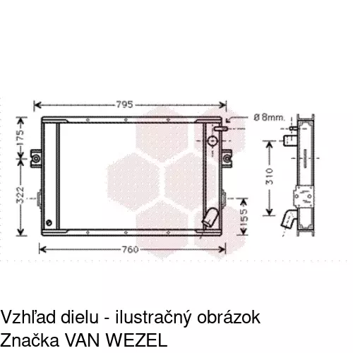 Chladiče vody 3050082X /POLCAR/ - obr. 1