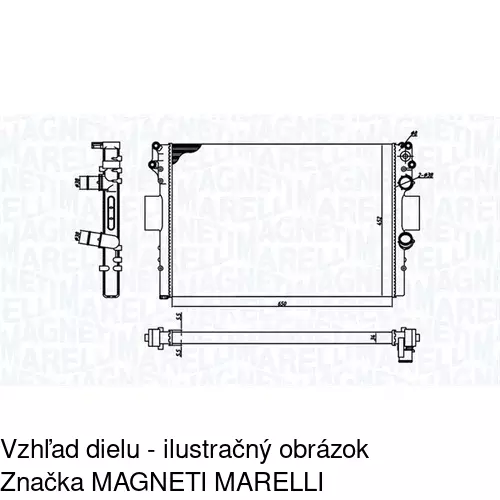 Chladiče vody 305208B3 /POLCAR/ - obr. 3