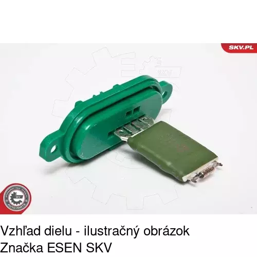 Ovládače klimatizácie 3052KST-1 /POLCAR/ - obr. 2