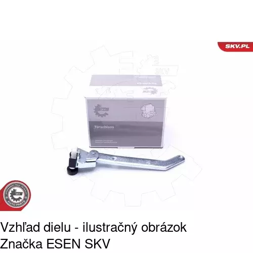 Vozík - kolieska pant posuvných dverí 3052Z-70 /POLCAR/ - obr. 1