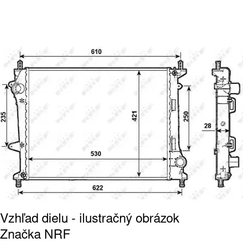 Chladiče vody POLCAR 3066082X