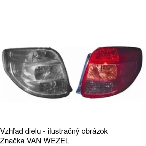 Zadné svetlo 307588-E /POLCAR/ - obr. 2