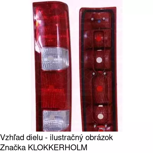 Zadné svetlo 3080884E /POLCAR/ - obr. 1