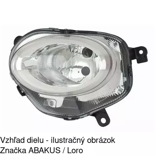 Hlavný reflektor 30A2091U /POLCAR/ - obr. 3