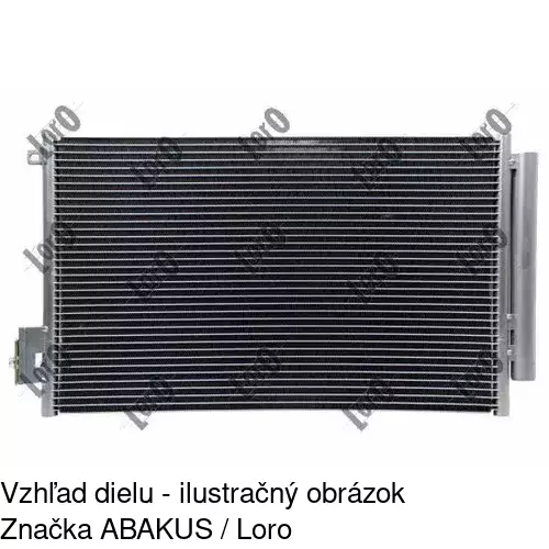 Chladiče klimatizácie 30L1K81X /POLCAR/ - obr. 2