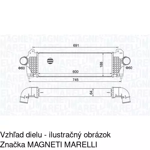 Chladiče vzduchu (Intercoolery) POLCAR 30N1J82X