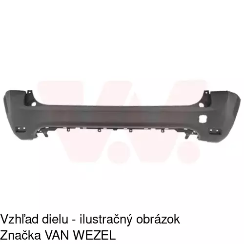 Zadný nárazník 320596-2 /POLCAR/ - obr. 1