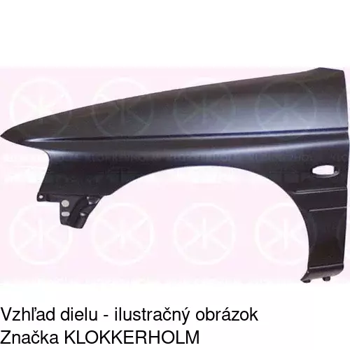 Predný blatník POLCAR 320702
