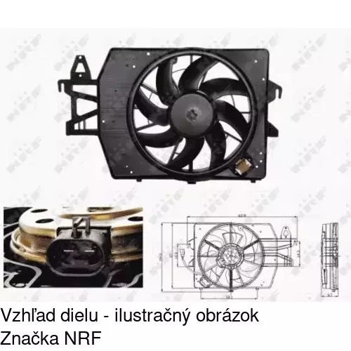 Ventilátory chladičov 320723W2 /POLCAR/ - obr. 2