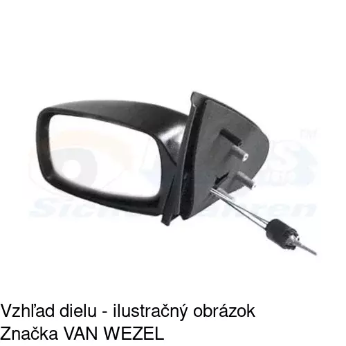 Vonkajšie zrkadlo 3210515M /POLCAR/ - obr. 3