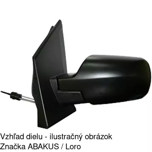 Vonkajšie zrkadlo 3212511E /POLCAR/ - obr. 3