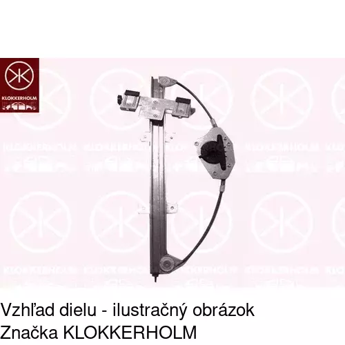 Elektrický mechanizmus okna dverí 3212PSE2 /POLCAR/ - obr. 2