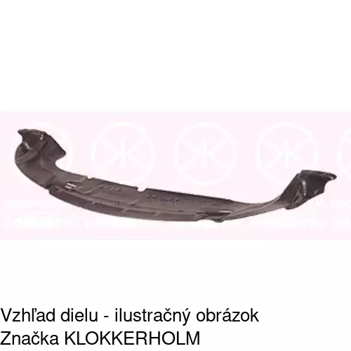 Spojler predného nárazníka POLCAR 321725