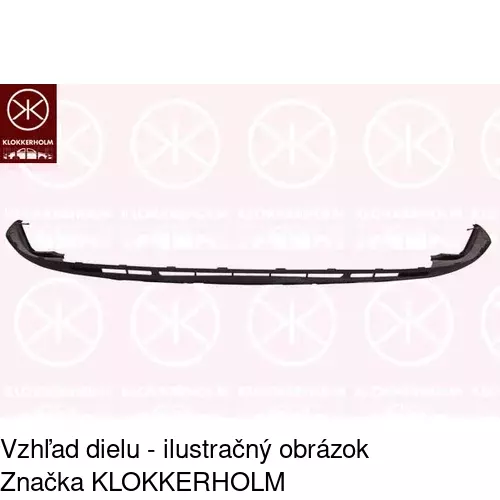 Spojler predného nárazníka POLCAR 321825