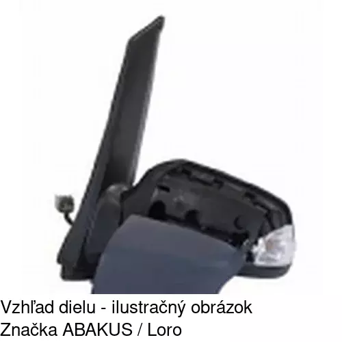 Vonkajšie zrkadlo 3235516M /POLCAR/ - obr. 5