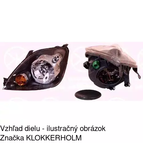 Hlavný reflektor 323710-U /POLCAR/ - obr. 1