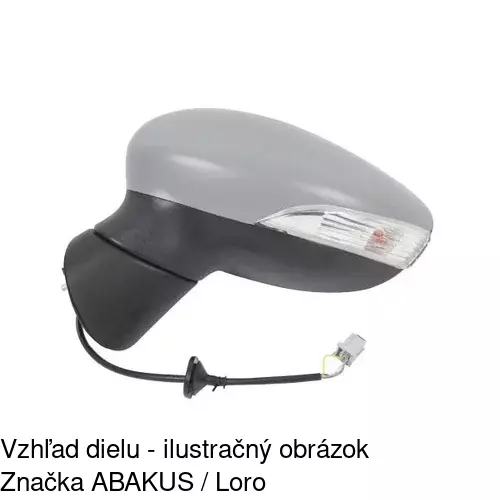Rám vonkajšieho zrkadla 323854PE /POLCAR/ - obr. 2