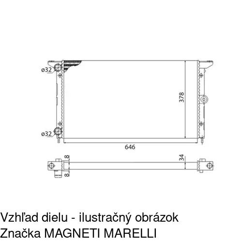 Chladiče vody 3240083X /POLCAR/ - obr. 2