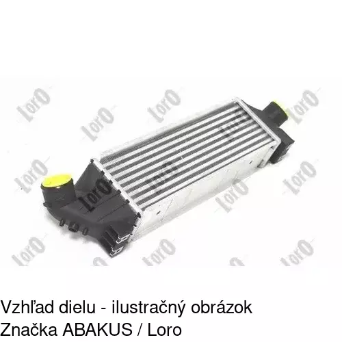 Chladiče vzduchu (Intercoolery) 3247J8-2 /POLCAR/ - obr. 4
