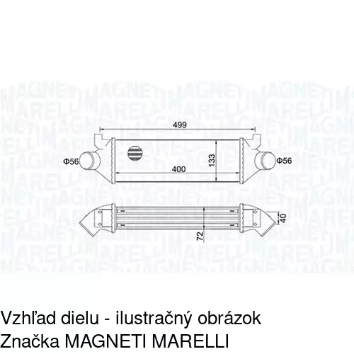 Chladiče vzduchu (Intercoolery) 3247J8-2 /POLCAR/ - obr. 5